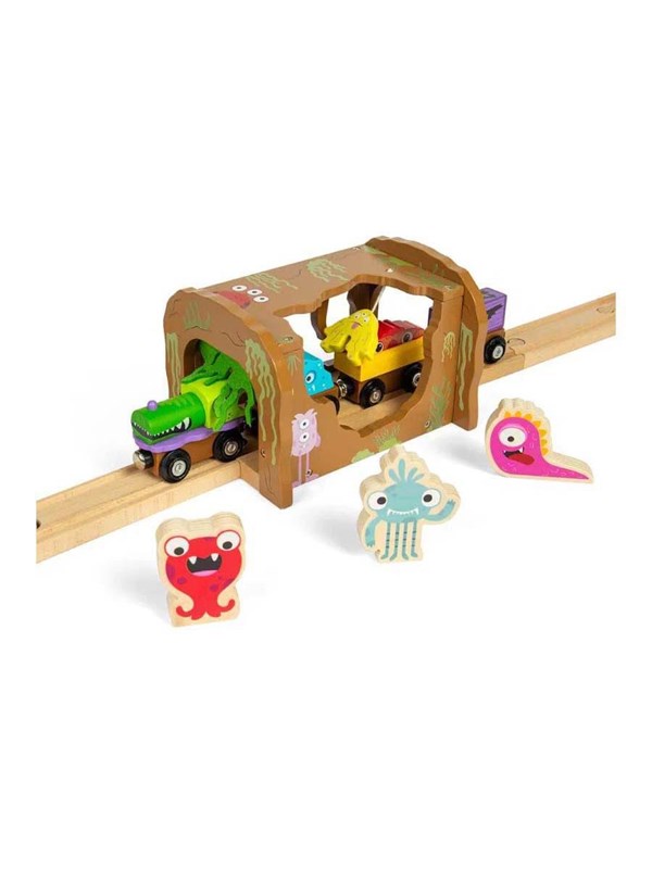 Bigjigs Wooden Monster Tunnel