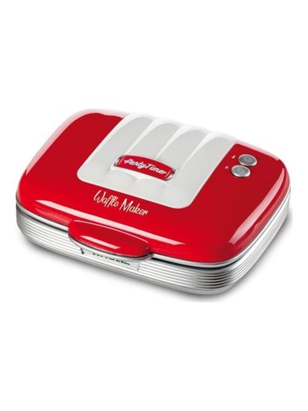 Ariete Vaffeljern Party Time waffle maker Red