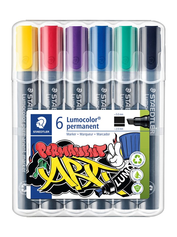 Staedtler Marker Lumocolor permanent 6pcs.box