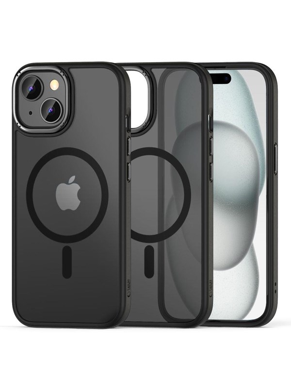Tech-Protect MagMat 2 MagSafe Case for iPhone 15 - Matte Black