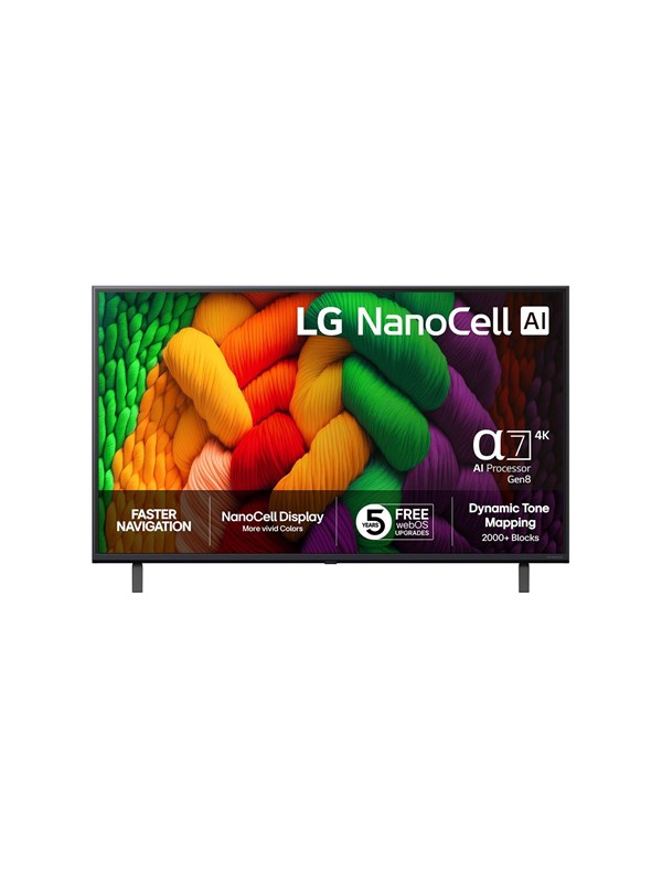 LG Flatskjerm-TV 43NANO8EA6A 43" 4K NANO SMART TV