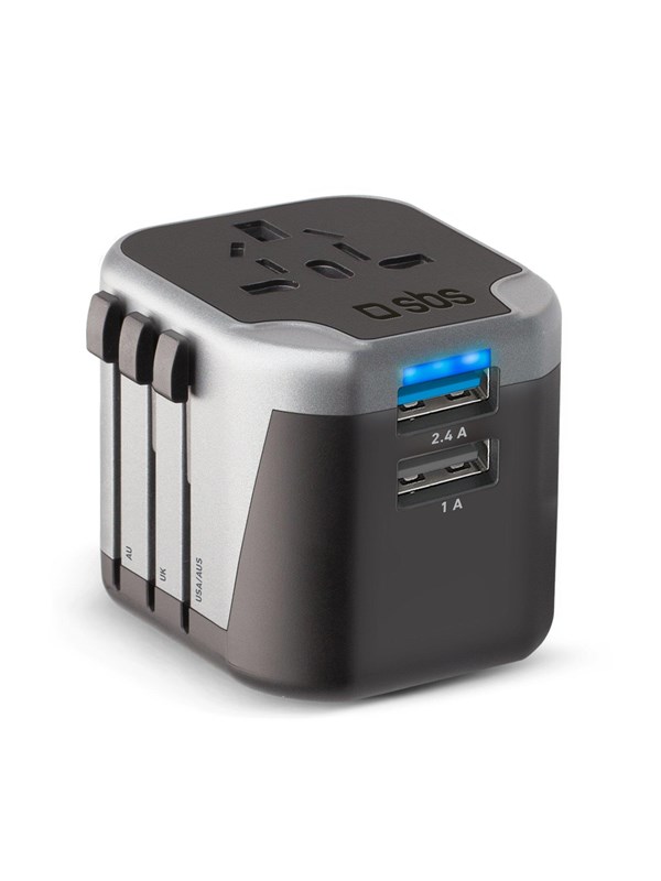 SBS Universal Travel Adapter 12W