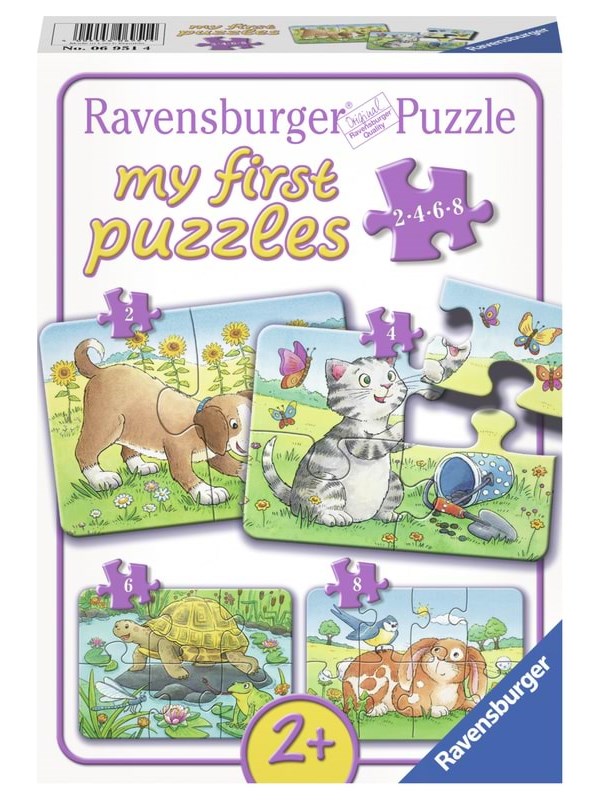 Ravensburger Cute Pets 2/4/6/8p