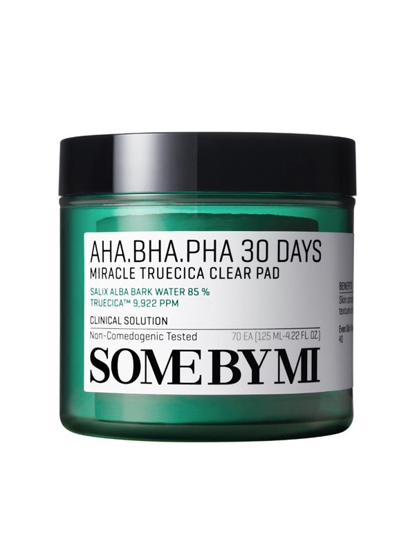 SOME BY MI AHA BHA PHA 30 Days Miracle Truecica Clear Pad 70 pads / 125ml