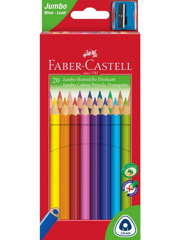 Faber-Castell CP Junior Triangular box of 20