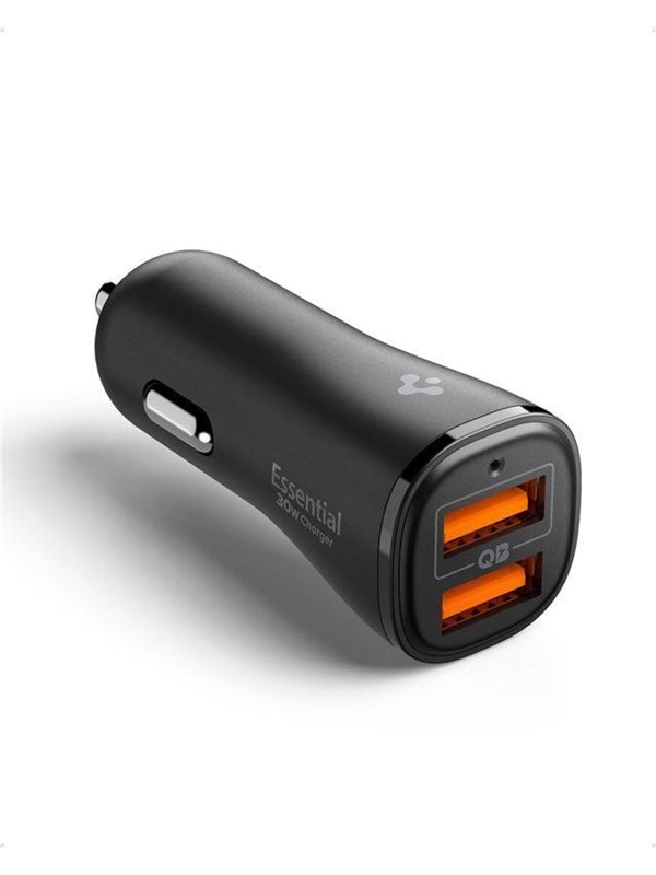 Spigen Essential 30W Car Charger EV302 - black