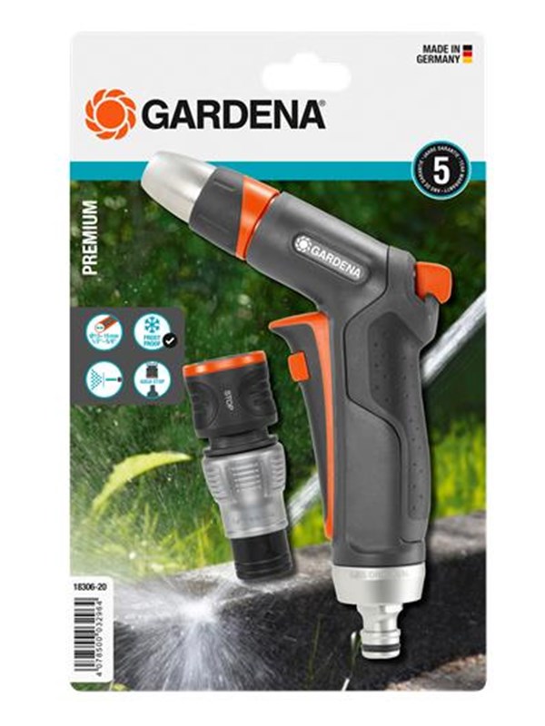 Gardena Premium Strålepistol m/ Vannstopp