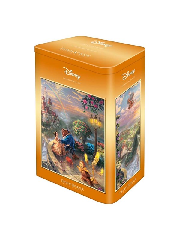 Schmidt Puzzle Tin - Thomas Kinkade: Disney - Beauty and the Beast (500 Pieces) Gulv