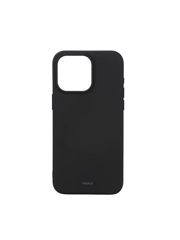 ONSALA Phone Case with Silicone Feel MagSeries Black - iPhone 15 Pro Max