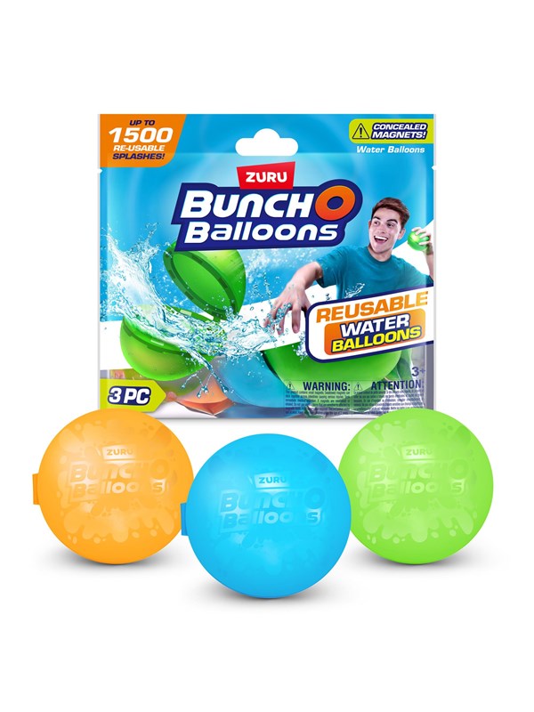 Bunch-o-Balloons Reusable Magnetic Water Balloons 3-pack