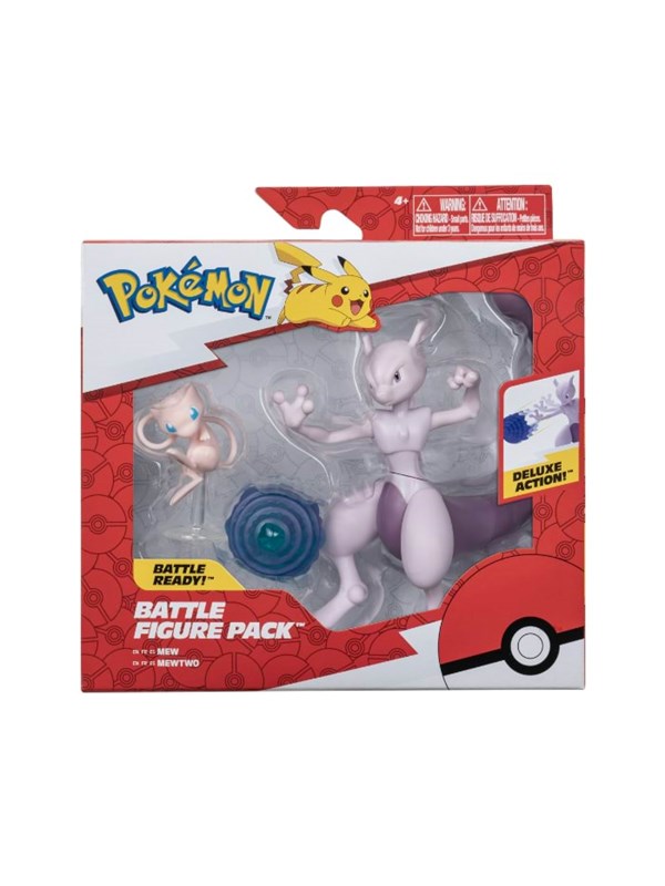 Pokemon Mewtwo & Mew Figure set 2pk