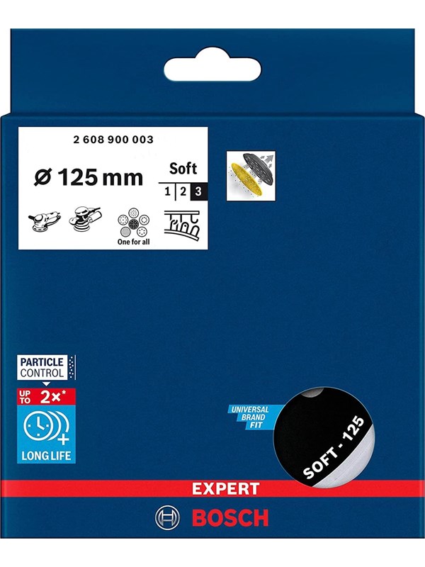 Bosch sanding plate in multih 125mm soft