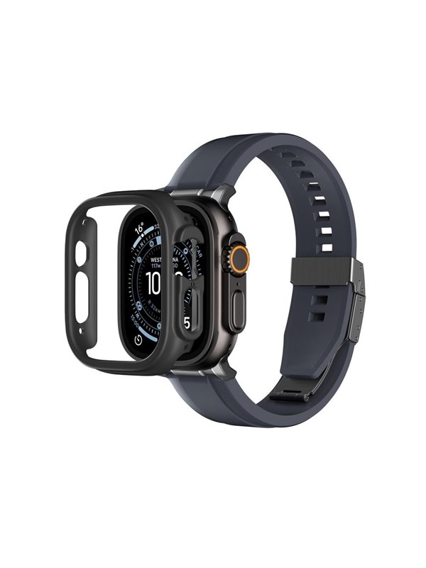 AmazingThing Minimal Protective Case for Apple Watch Ultra 3 49mm - Black