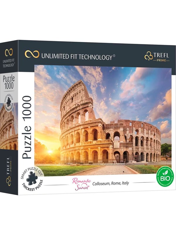 Trefl Puzzle - Unlimited Fit - Colloseum Rome Italy (1000 pieces) Gulv
