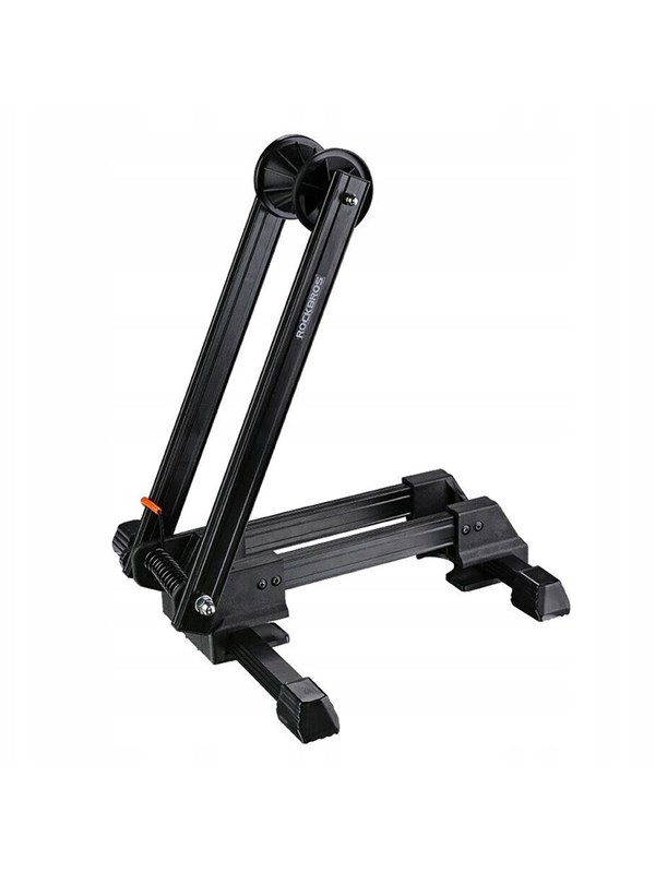 Rockbros T30 Folding Bike Stand for Front or Rear Wheel Compatible with 24-27.5 Inch and 700C Wheels - Black