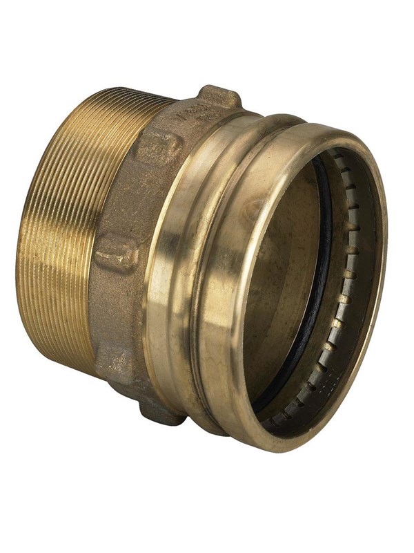 Viega Sanpress XL transition 76.1 x 2 1/2" sleeve/nipple gunmetal