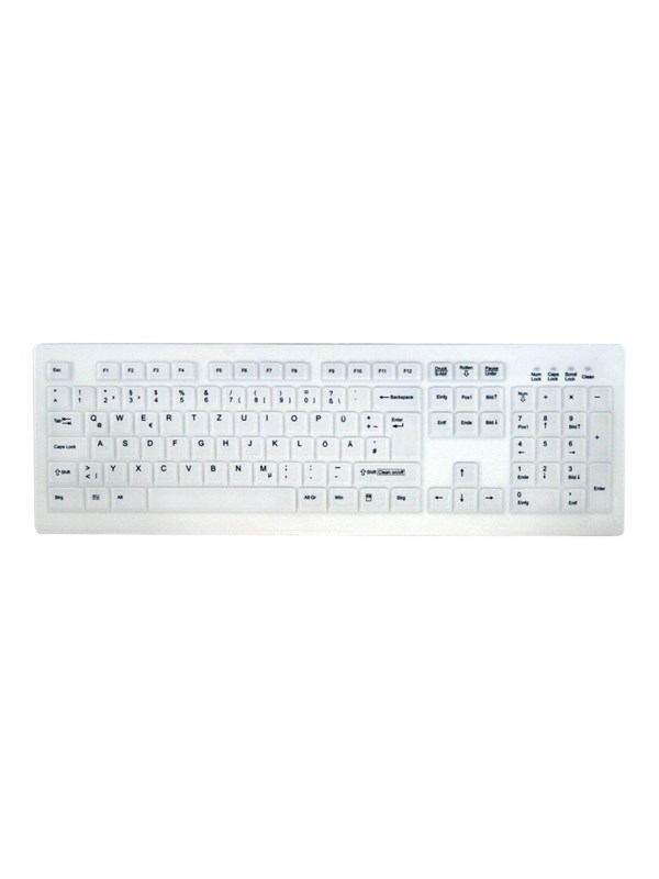 Cherry MedicalKey AK-C8100 Sanitizable - Tastatur - Tysk - Hvit