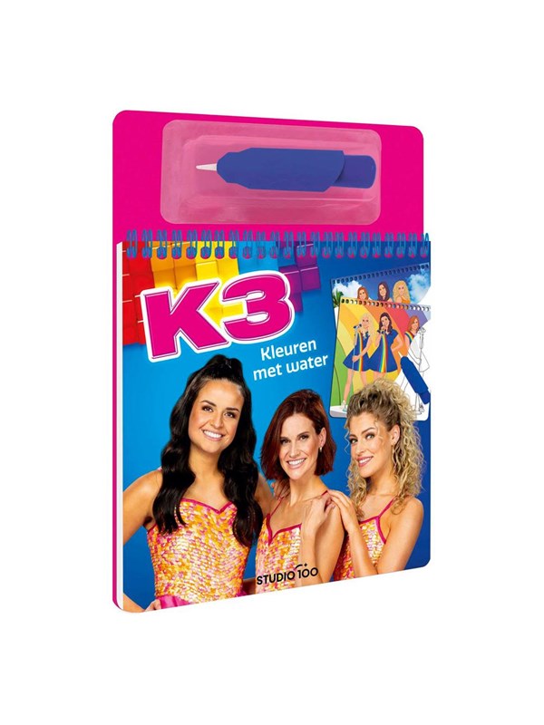 Studio 100 K3 Coloring Book - Coloring with water