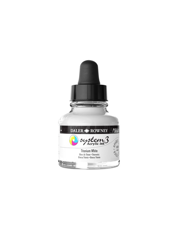 Daler-Rowney System3 Ink 29.5 ml Titanium White
