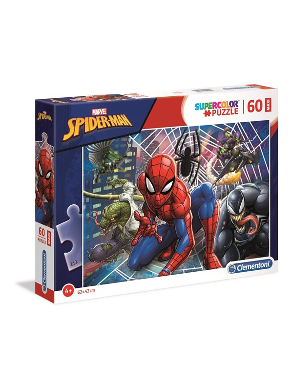 Clementoni Marvel Spider-Man Super Colour Maxi Jigsaw Puzzle (60)