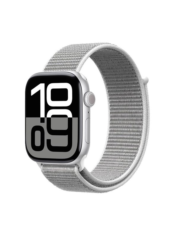CRONG Nylon - Sport Band for Apple Watch 38/40/41/42 mm - Silver Gray