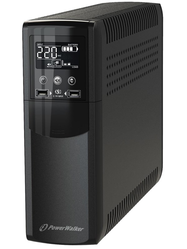 BlueWalker 10121112 -  PowerWalker VI CSW - 1000VA/600W - Line Interactive UPS