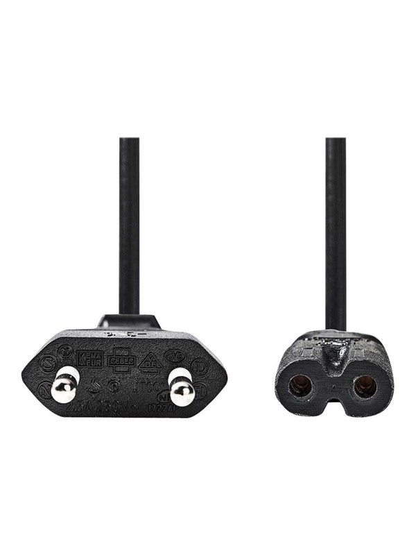 Nedis - power cable - Europlug to IEC 60320 C7 - 3 m