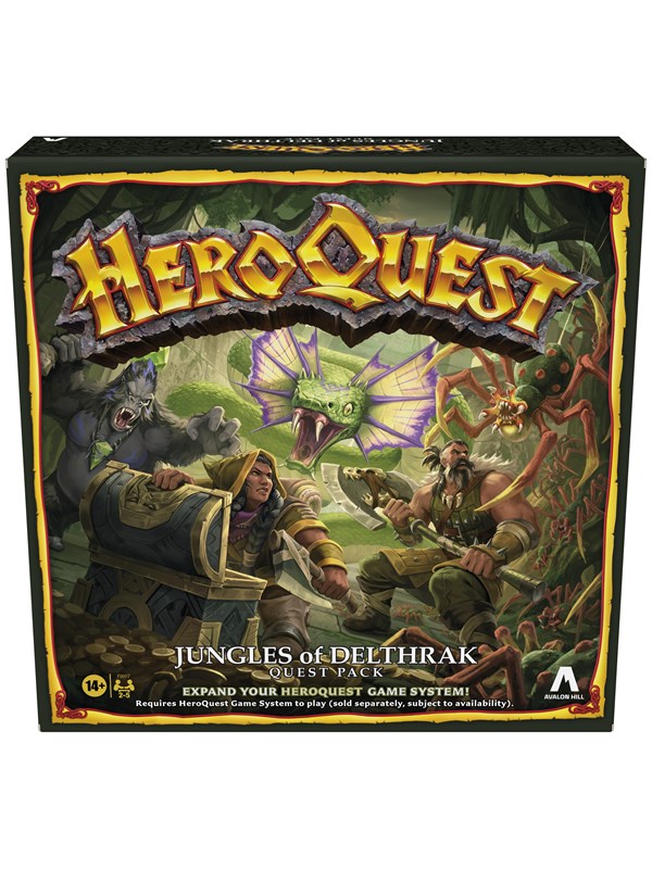 Avalon Hill HeroQuest Jungles of Delthrak Quest Pack - Requires HeroQuest Game System to Play (English)