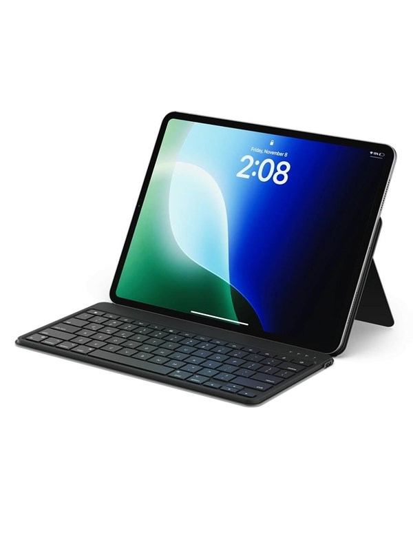 Satechi OntheGo Bluetooth Keyboard with Stand for Flexible Typing - Tastatur - Engelsk (USA) - Svart