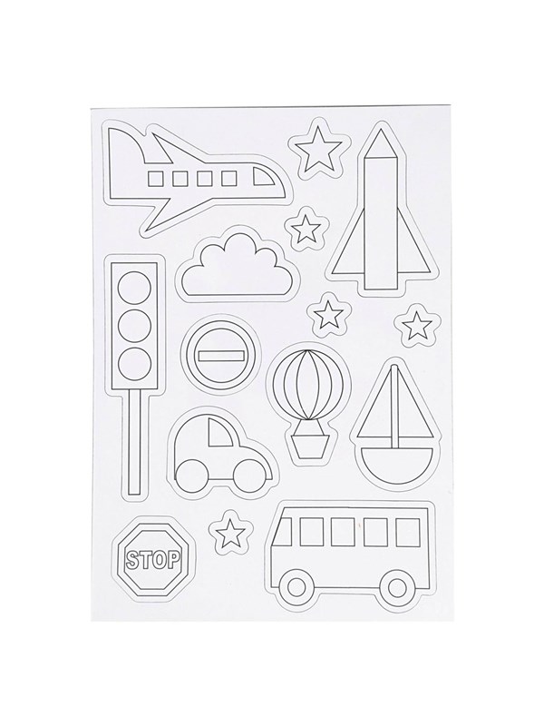 Creativ Company Color your own Magnets - Transport