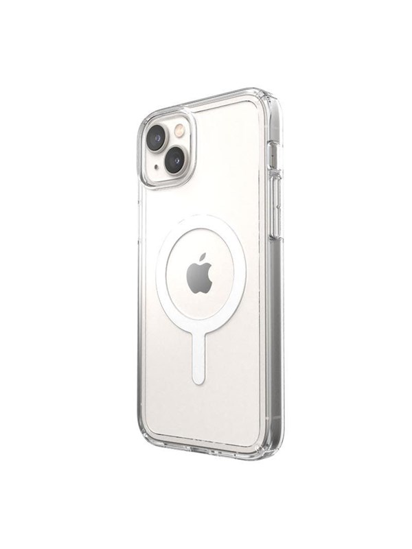 Speck Gemshell + MagSafe - Case for iPhone 15 Plus / iPhone 14 Plus with MICROBAN coating - Clear