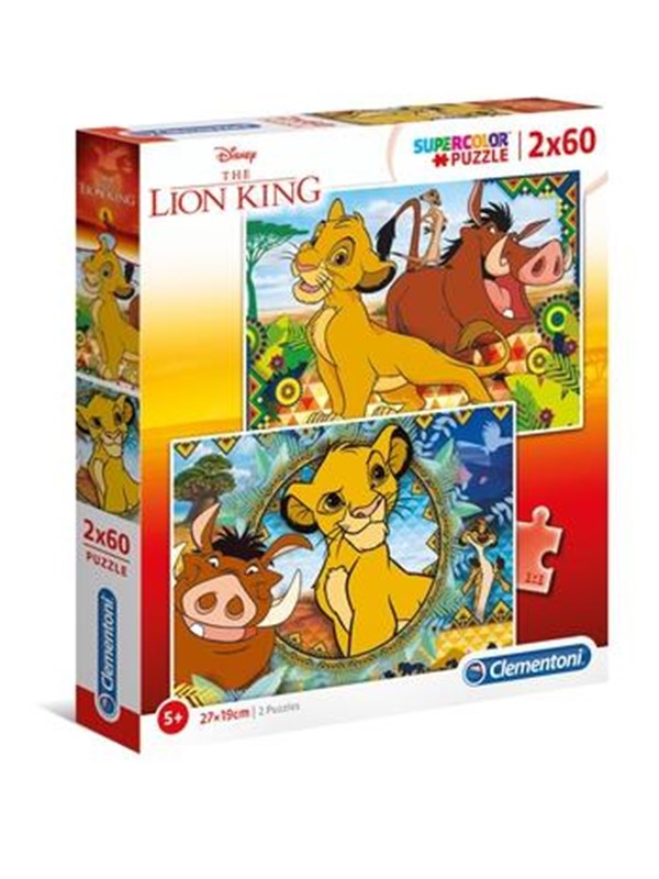 Clementoni 2x60 pcs. Puzzles Kids Special Collection Lion Kin