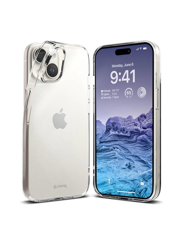 CRONG Crystal Slim Cover - iPhone 15 Plus Case (Clear)