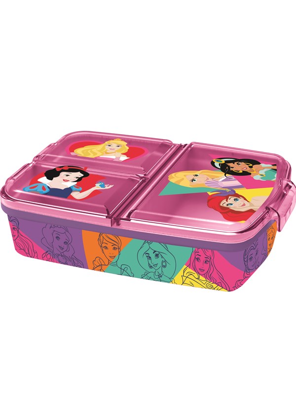 Euromic DISNEY PRINCESS multi comp. sandwich box 18x13 cm