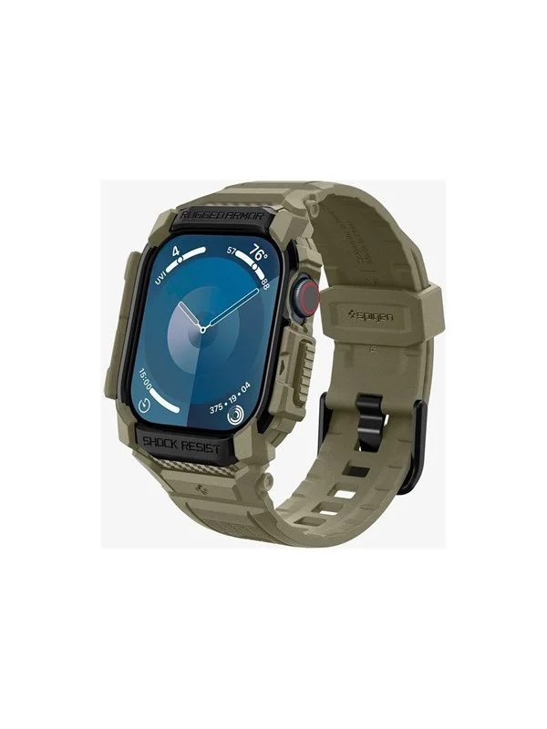 Spigen Rugged Armor Pro - vintage khaki - Apple Watch 11/10 46mm