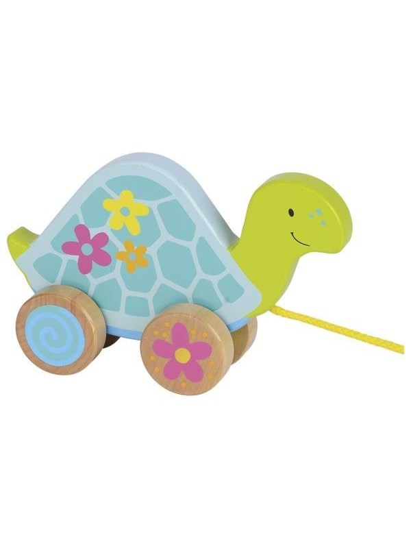 Goki Susibelle Wooden Draft Animal Turtle