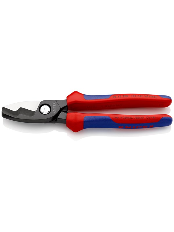 KNIPEX Kabelsakser, med dobbelskjær