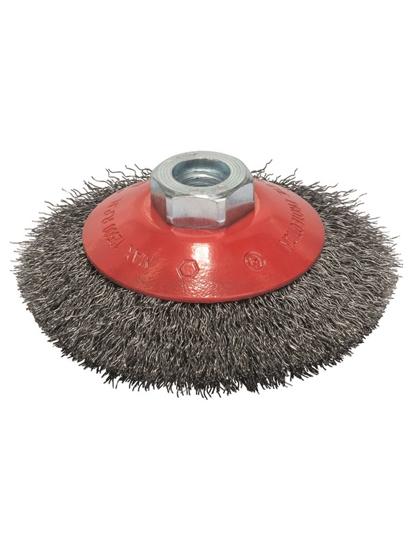 Bosch Børste, krympet, 100, stål  100 mm, 0,3 mm, M14