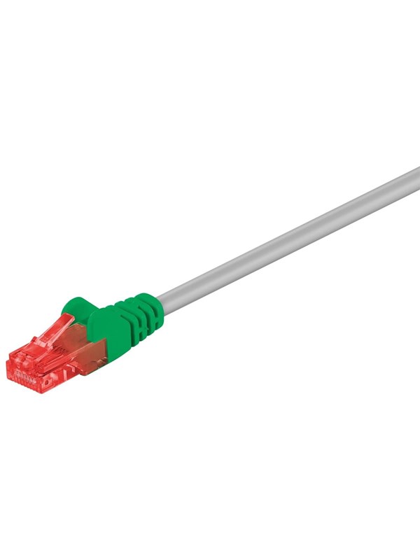 Pro CAT 6 Crossover-patch cable U/UTP - Grå - 1m