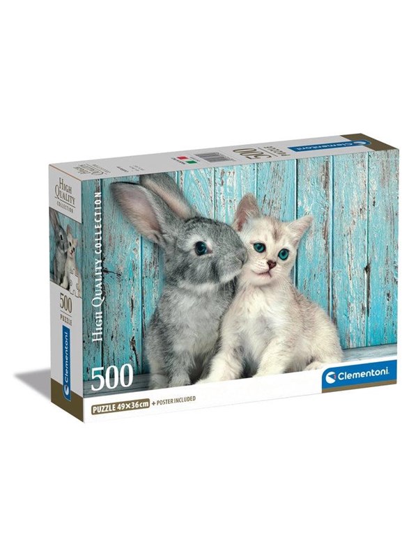 Clementoni Cat & Bunny (500)