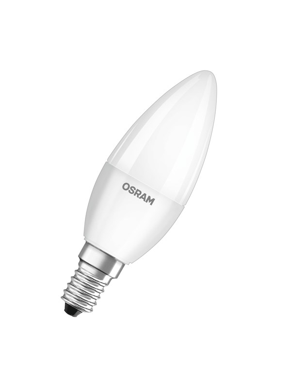 Osram LED-lyspære Classic Candle 4.9W/840 (40W) Frosted E14
