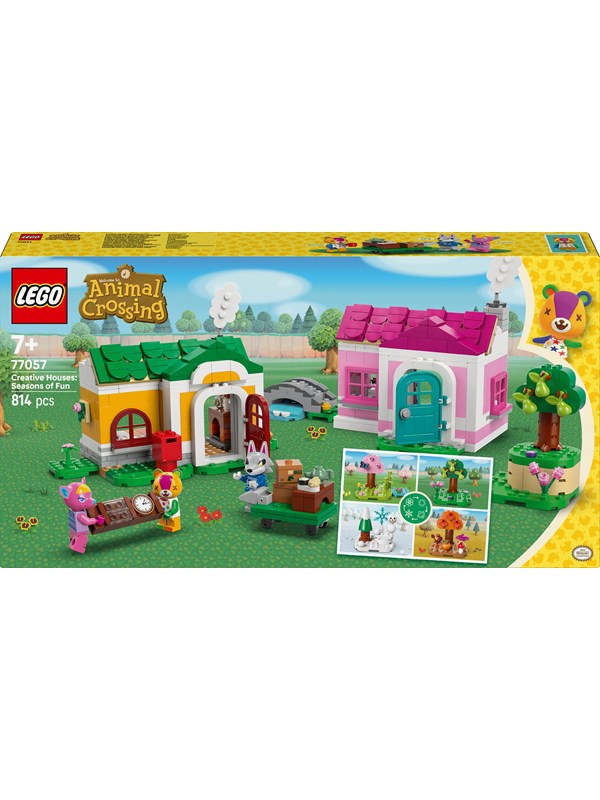 LEGO Animal Crossing 77057 Kreative hus: morsomme årstider