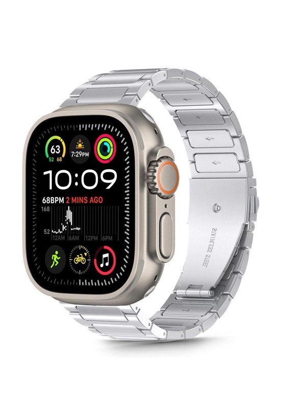 Tech-Protect Stainless Bracelet for Apple Watch 44 / 45 / 46 / 49 mm - Silver