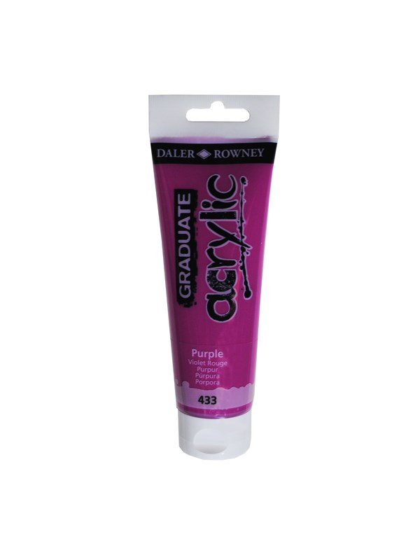 Daler-Rowney Graduate Acrylic 120 ml Purple