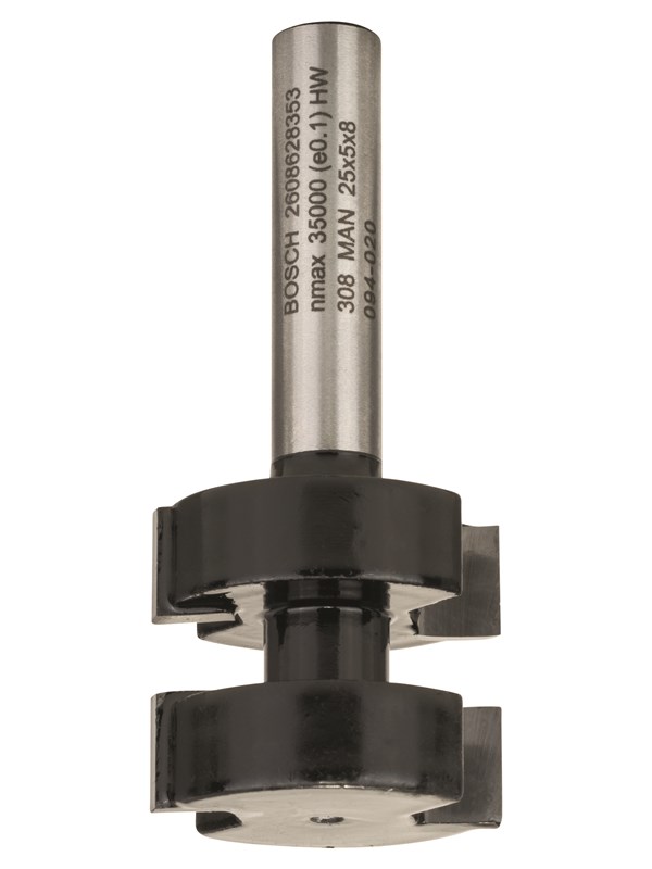 Bosch Fjærskjøtfres, 8 mm, D1 25 mm, L 5 mm, G 58 mm 8 mm, D1 25 mm, L 5 mm, G 58 mm