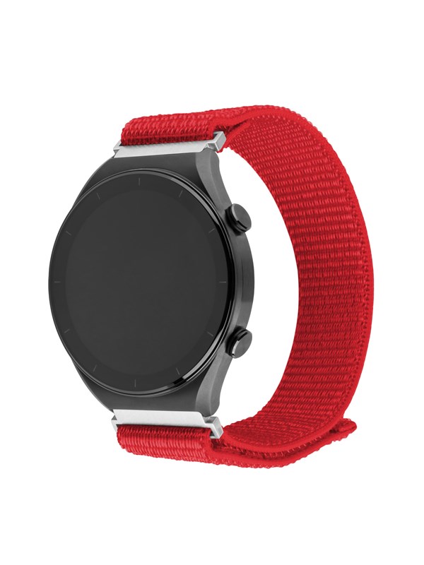 FIXED Nylon Strap for Smartwatch Universal 20 mm Red