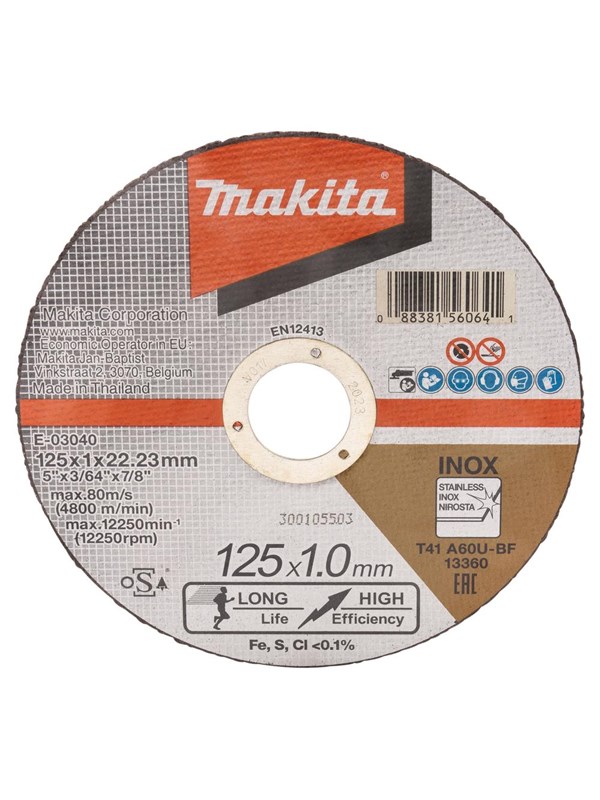 Makita CUTTING WHEEL 125 x 1.0 mm - RST