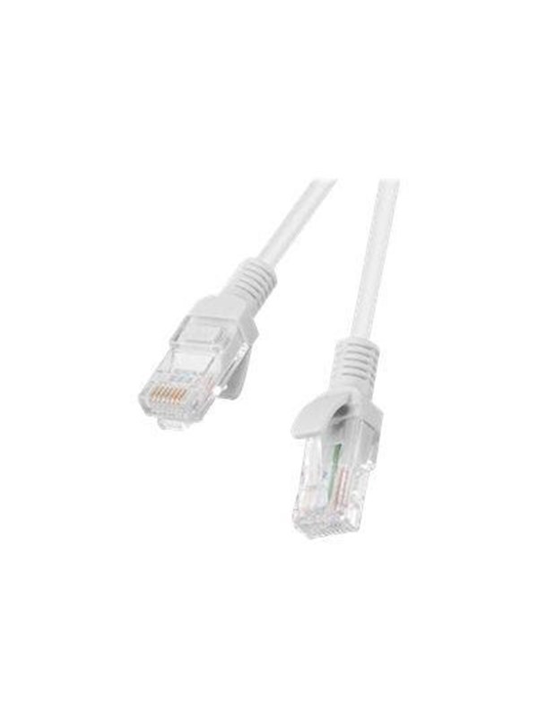 Lanberg patch cable - 25 cm - grey RAL 7035 - Grå - 0.25m