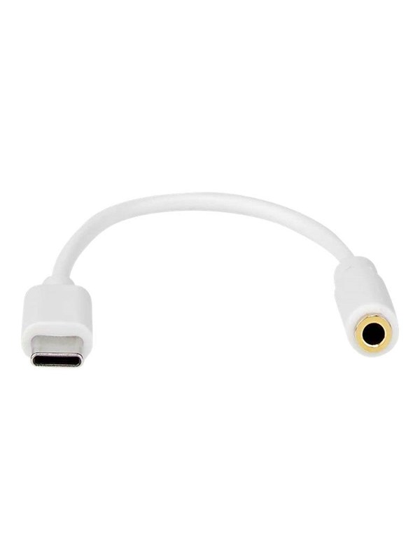 Nedis USB-C to headphone jack adapter - audio / USB - 10 cm