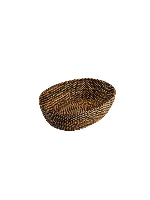 Pillivuyt Bread basket oval 20 x 15 cm Light/Dark brown Nito wicker